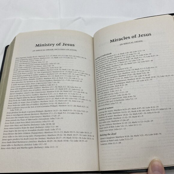 KJV King James Version Holy Bible Book Red‎ Letter Zondervan Religious Vtg 2002 - Picture 15 of 16